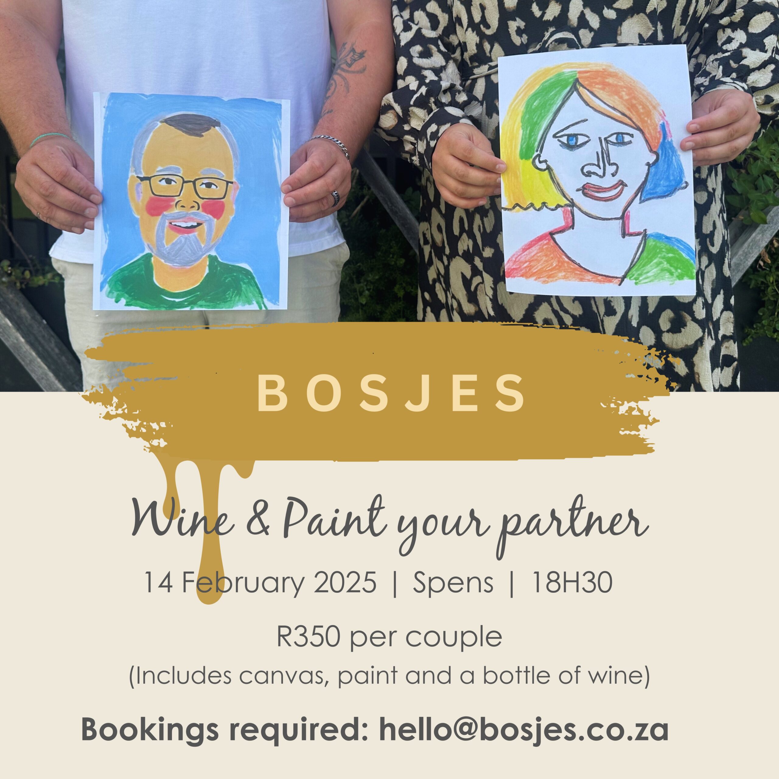 Wine & paint your partner